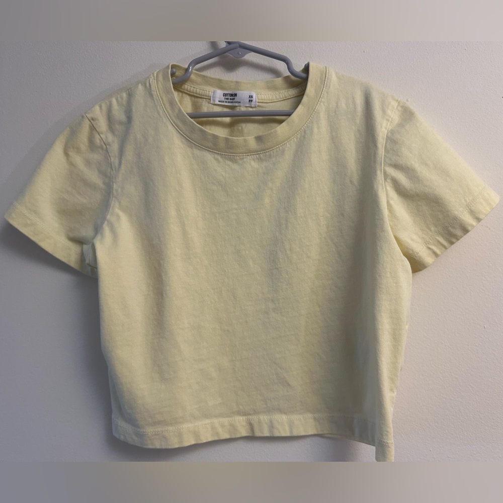 COTTON ON Yellow “The Baby Tee” 100% Cotton